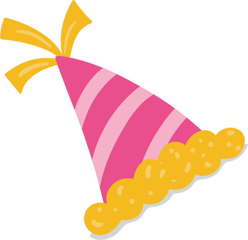 节日帽子设计素材，高清PNG透明底手绘卡通矢量图及AI格式下载