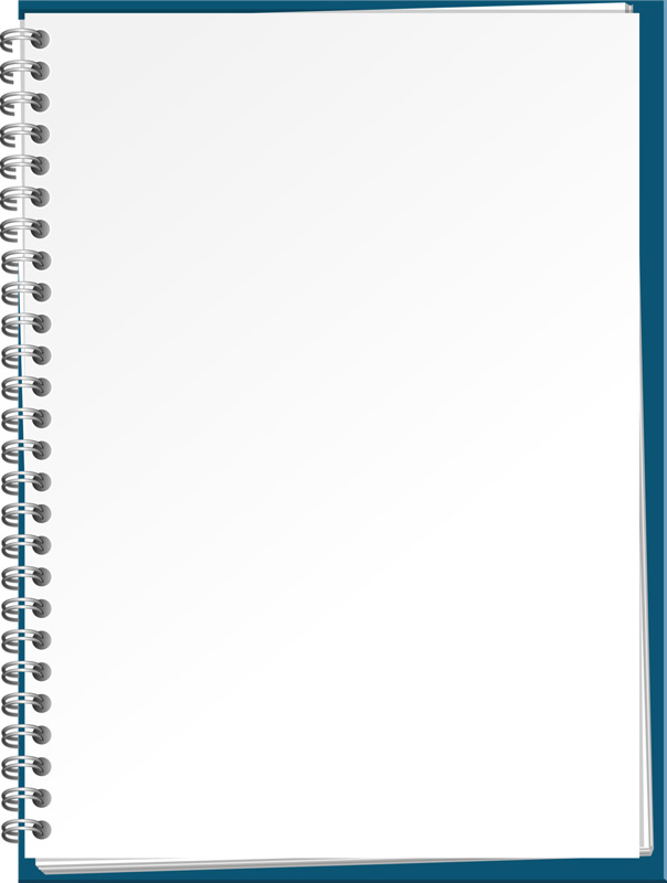 创意手绘卡通元素笔记本高清透明PNG图片设计素材免费下载