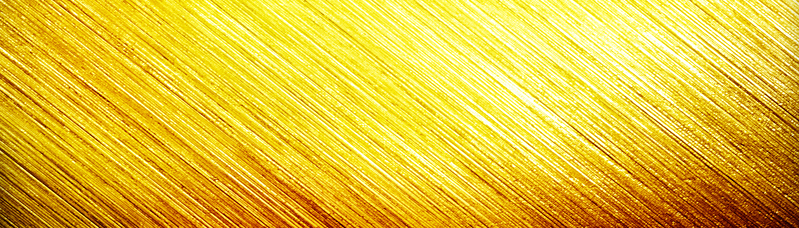 高清透明PNG格式，黄金色拉丝金属背景banner设计素材下载