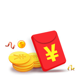 高清透明免扣红包金币PNG素材，设计标签元素图片下载