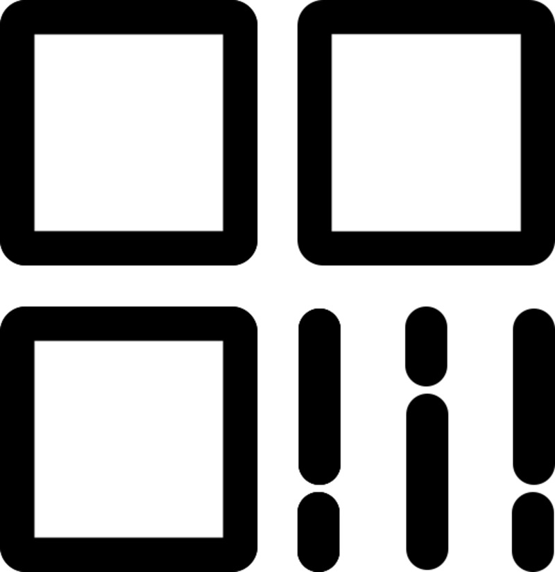 高清透明免扣二维码PNG图标元素，设计素材标签图片一键下载