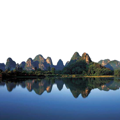 漓江风景高清PNG透明背景摄影设计素材图片下载