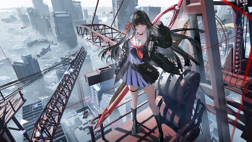 鸣潮千咲，超清4K动漫壁纸3840x2160一键下载