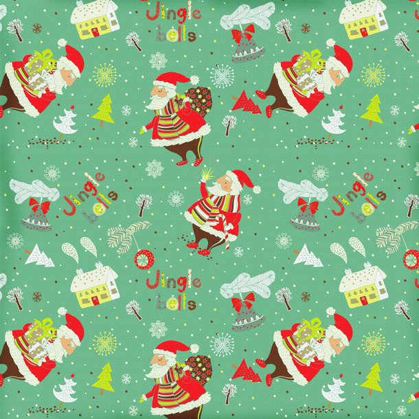 高清透明卡通圣诞老人PNG背景元素及底纹设计素材免费下载