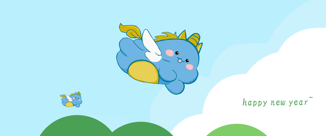 原创小飞马2026新年主题3440x1440超清带鱼屏壁纸下载