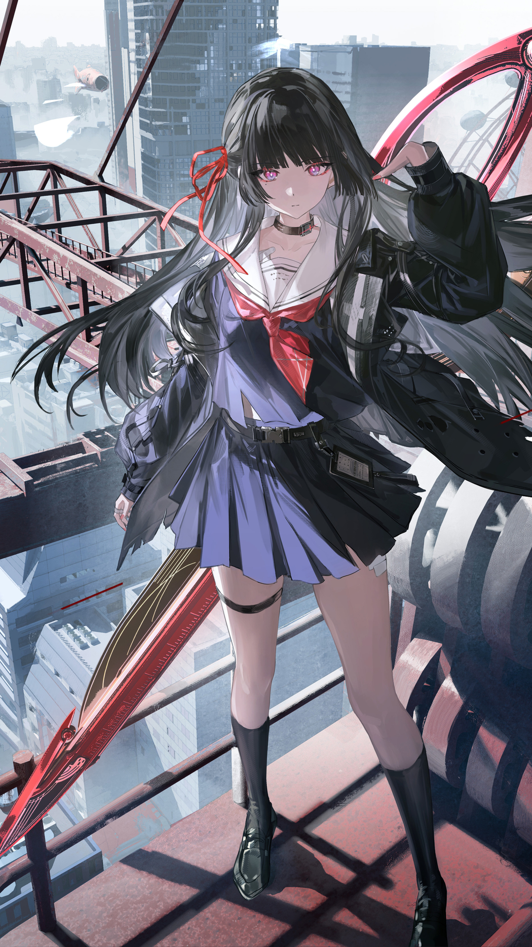 鸣潮千咲，4K竖屏高清手机壁纸2160x3840下载