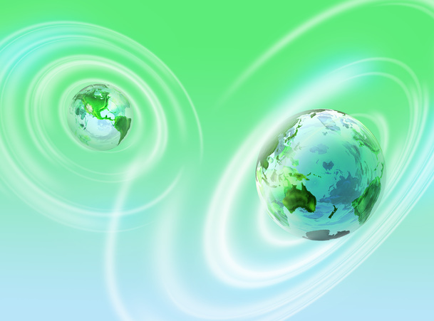 高清透明绿色地球PNG背景元素底纹设计素材免费下载