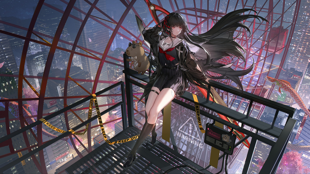 鸣潮千咲，超高清4K分辨率3840x2160动漫电脑壁纸下载