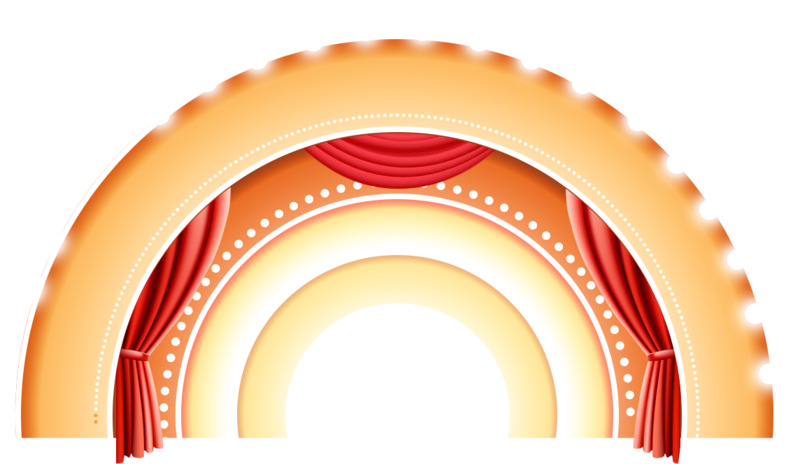 舞台背景设计素材，高清透明PNG格式场景背景元素图片下载