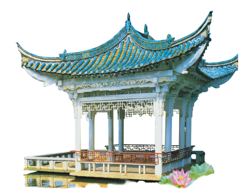 古典凉亭高清PNG透明背景摄影风景设计素材下载
