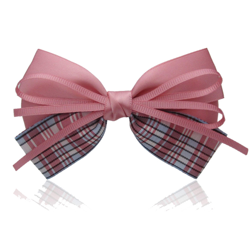 高清透明PNG头饰素材，弹簧顶夹蝴蝶结发夹配漂浮彩带设计下载