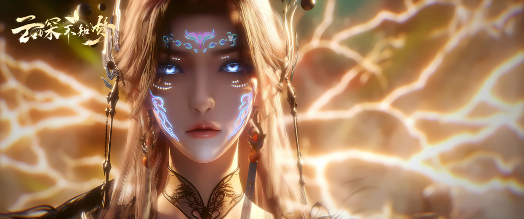 云深梦曦和，4K动漫高清带鱼屏壁纸3440x1440下载