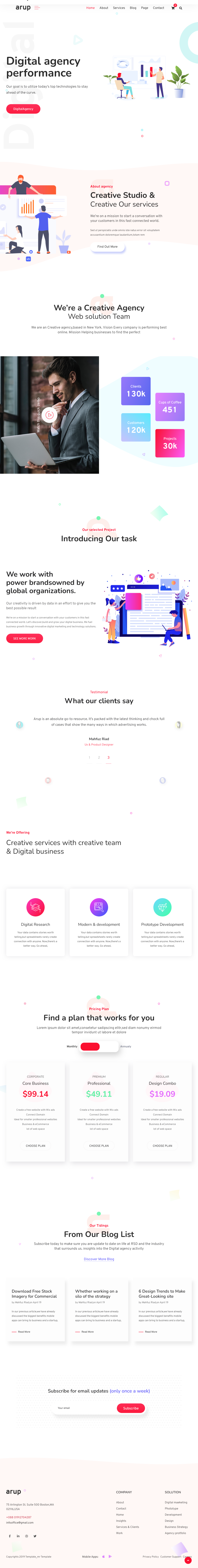 实用软件公司网站着陆页模板下载