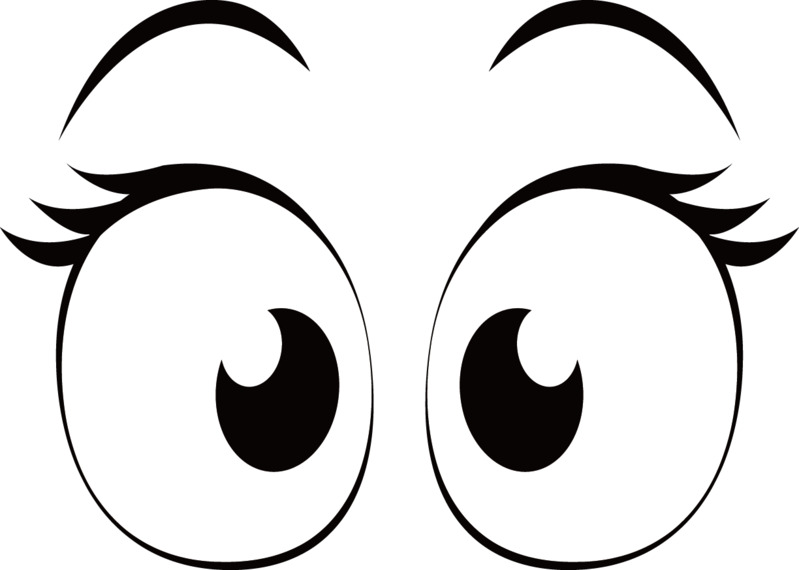 高清免扣卡通手绘黑眼眶PNG透明图标，AI设计素材下载