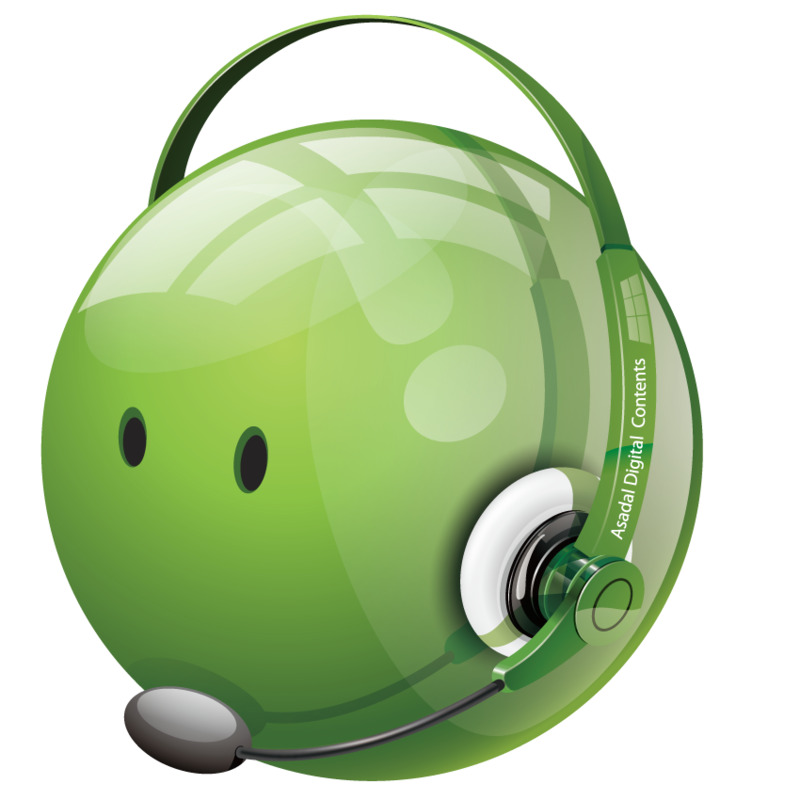 矢量通讯客服人物高清PNG透明免扣与EPS格式设计素材下载