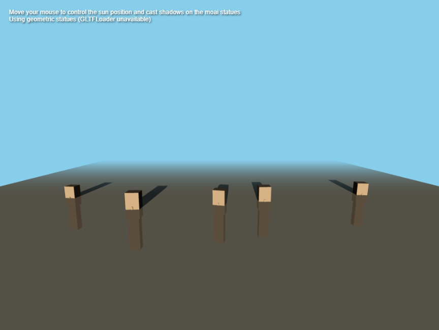 逼真threejs阴影模拟器动画