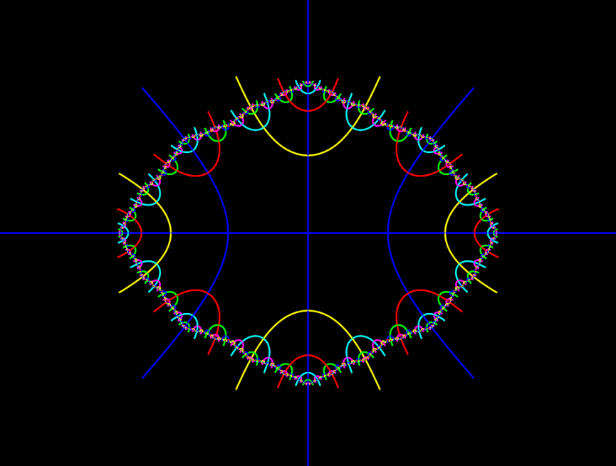 线条对称守恒原理创意设计模板