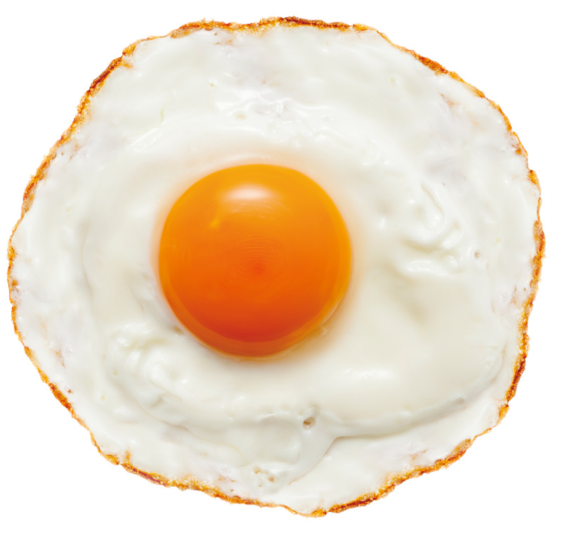 香煎鸡蛋高清透明PNG图片，生活用品设计装饰素材免费下载