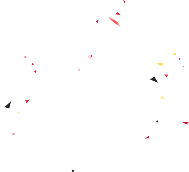 高清透明彩色三角海报漂浮装饰元素PNG图片及其他设计素材下载