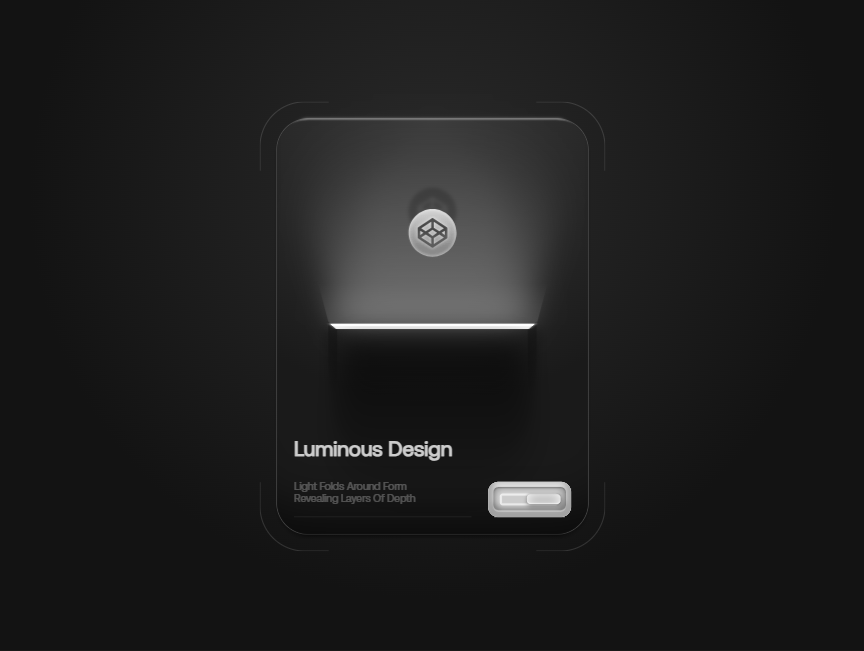 独特卡片发光线条创意制作