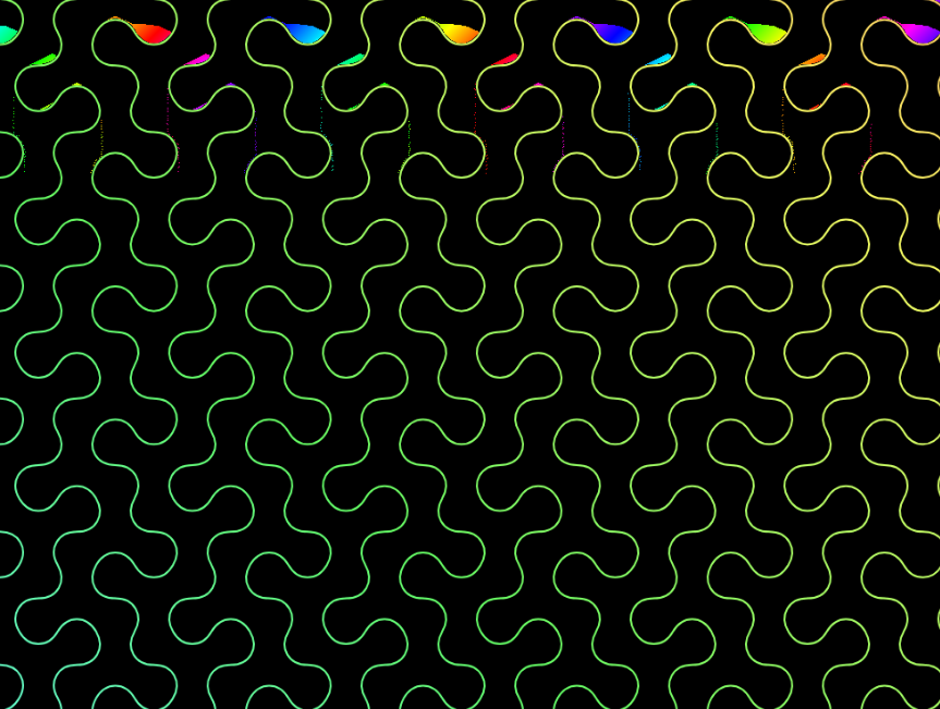 稀奇波浪线沙粒动画设计素材