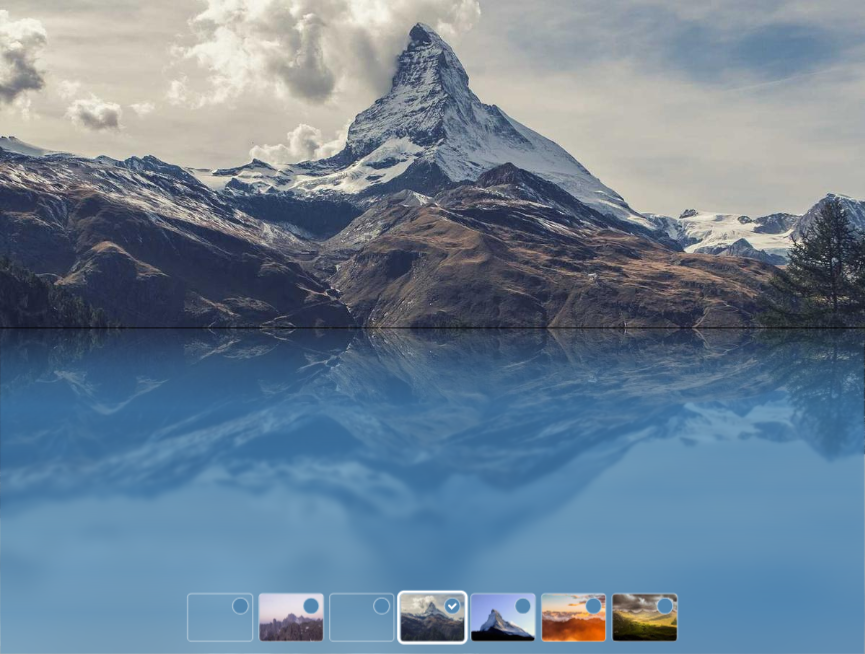 渐进式css倒影渐变图片处理素材