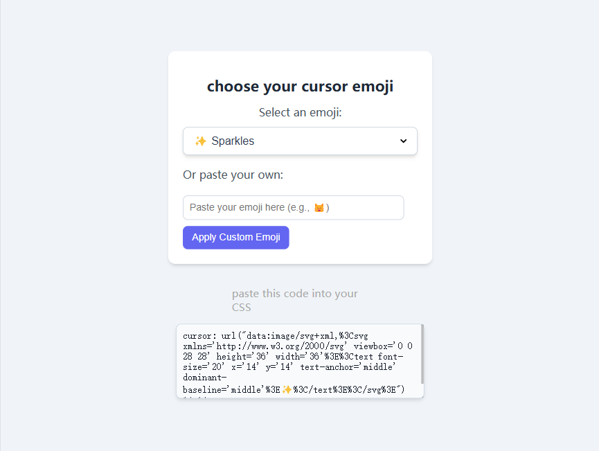 光标符号表情在线制作生成器在线生成模板