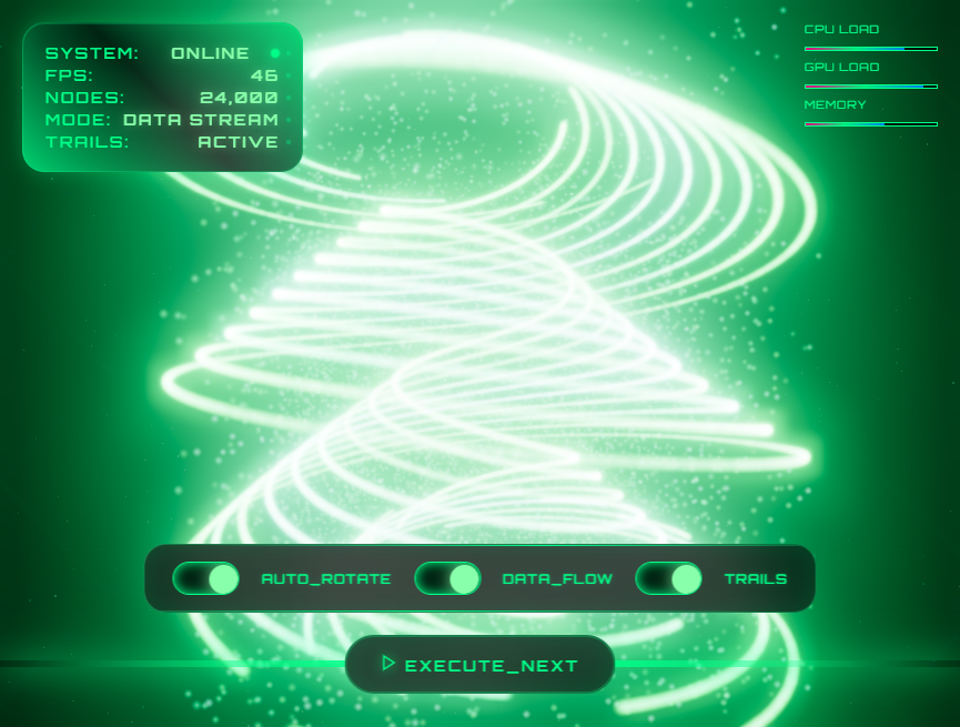 赛博朋克数据可视化gif风格模板