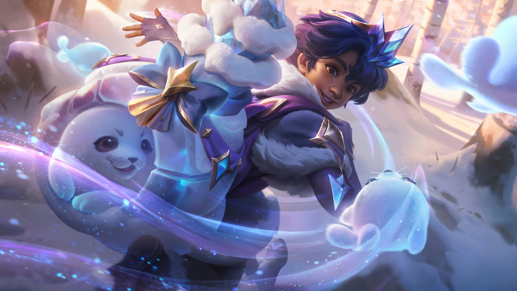 《英雄联盟LOL》冬季仙境主题，米利欧4K超清游戏壁纸3840x2160下载