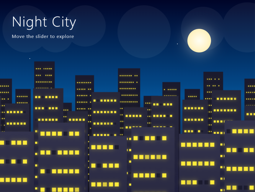 城市交互html滑动效果设计模板