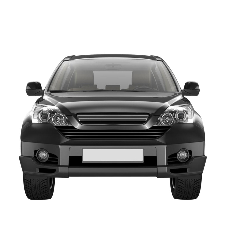 汽车正面高清透明PNG效果图，生活用品设计装饰素材图片免费下载