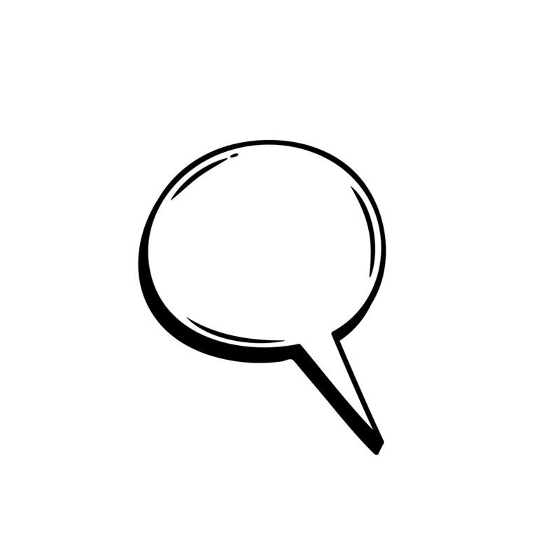 简约高清PNG透明对话框漫画气泡对话元素及边框设计素材下载