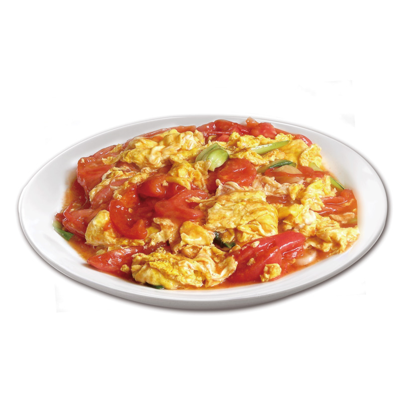 高清透明西红柿炒鸡蛋PNG图片，生活用品设计装饰素材免费下载