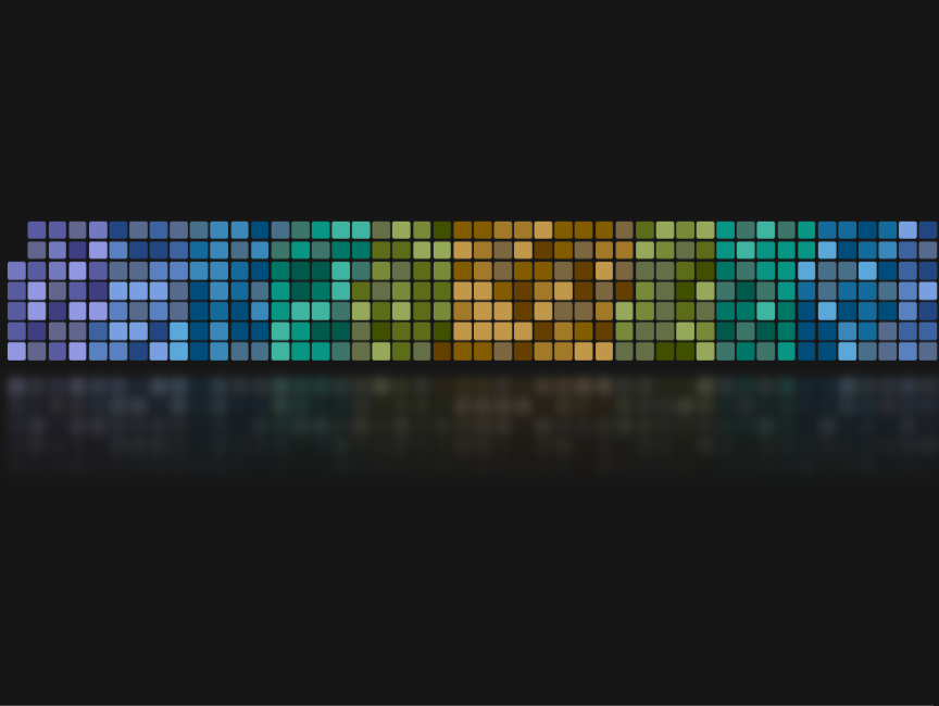 年度马赛克创意设计拼图模板必备