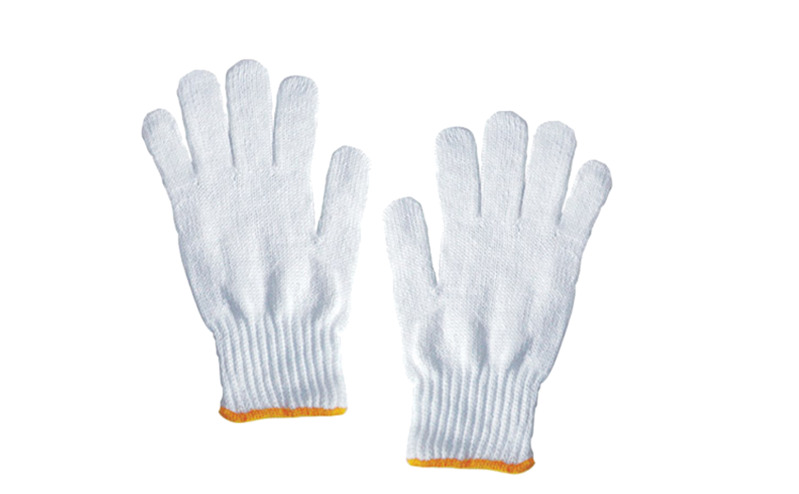 白色工人线手套高清透明PNG图，生活装饰设计素材免费下载