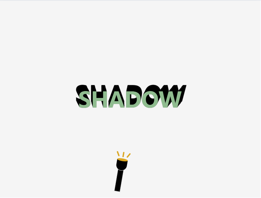 光照文字影子效果阴影模拟必备