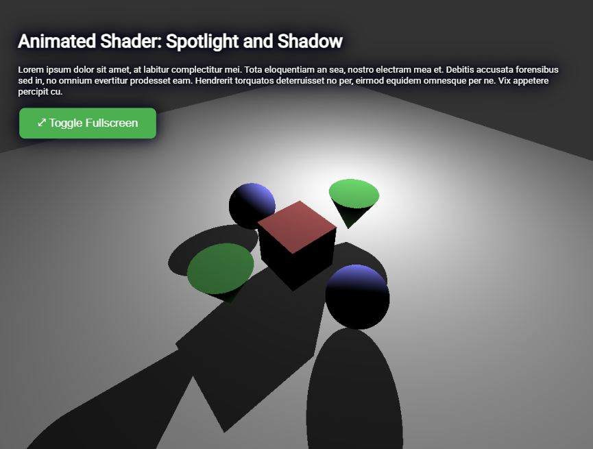 几何聚光灯效应阴影动态图必备