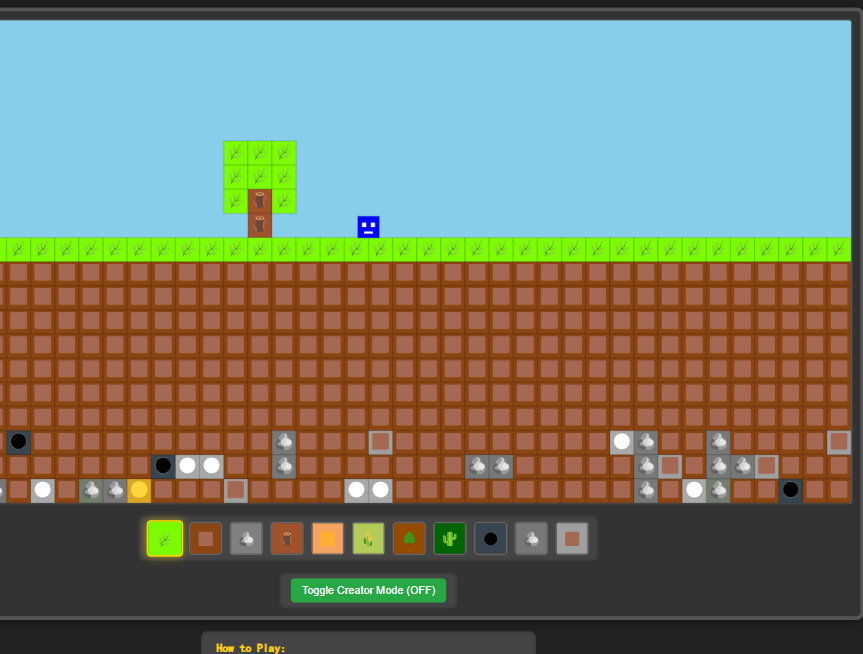 HTML5实例,2D版我的世界迷你小游戏,休闲编程代码必备 HTML5实例,2D版我的世界迷你小游戏,休闲编程代码必备