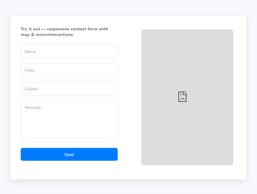 响应式网站联系我们页面交互表单设计模板代码 响应式网站联系我们页面交互表单设计模板代码