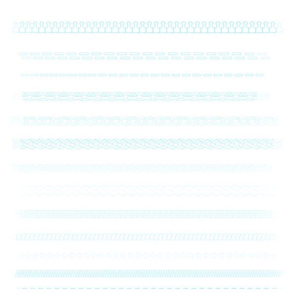 分界线设计素材，高清透明PNG装饰花纹图片免费下载