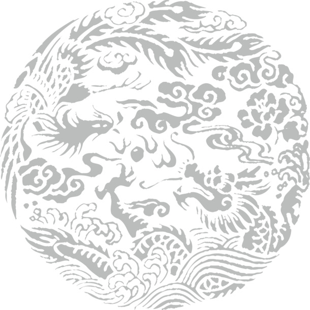 龙凤传统花纹高清PNG免抠装饰设计素材下载