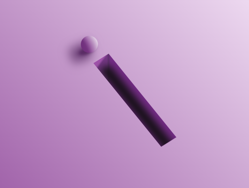 高雅方圆形状阴影效果创意设计