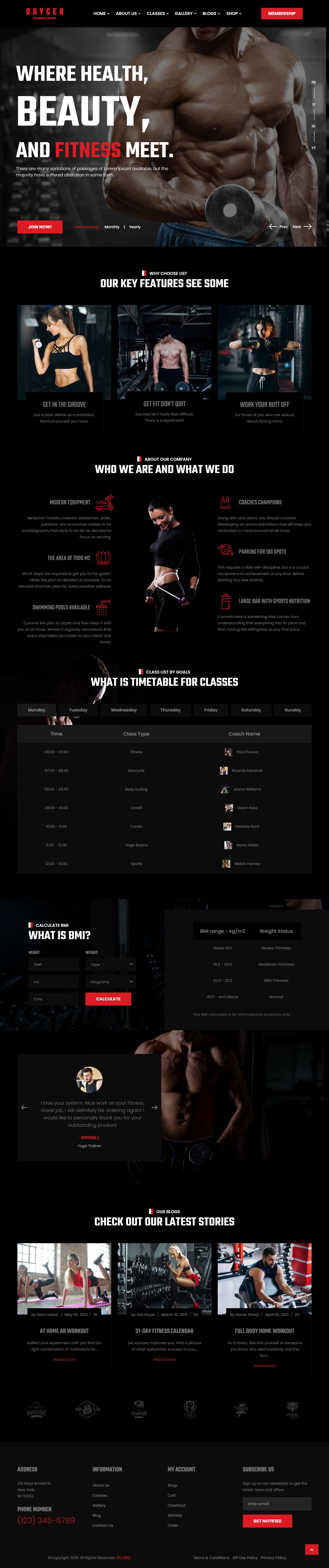 响应式减肥健身培训网页模板HTML,打造专业健身必备之选 响应式减肥健身培训网页模板HTML,打造专业健身必备之选