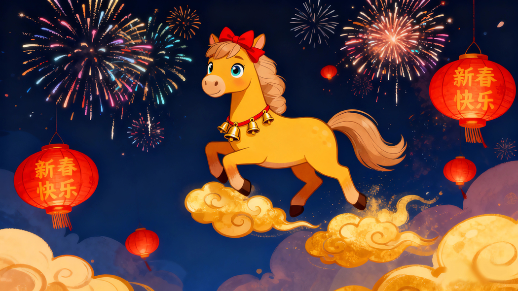 2026马年新春喜庆4K高清壁纸,灯笼烟花背景3840x2160下载 2026马年新春喜庆4K高清壁纸,灯笼烟花背景3840x2160下载