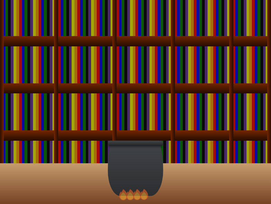 卡通风格书柜与锅炉动画,CSS3下载实例 卡通风格书柜与锅炉动画,CSS3下载实例