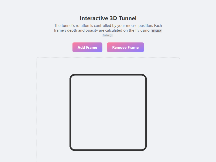 CSS3实战,打造炫酷3D互动彩虹隧道动画效果 CSS3实战,打造炫酷3D互动彩虹隧道动画效果