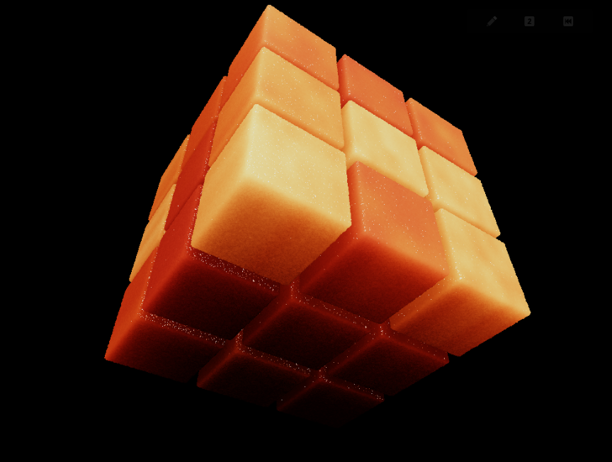 CSS3实例,3D旋转立方体动态散射特效模板 CSS3实例,3D旋转立方体动态散射特效模板