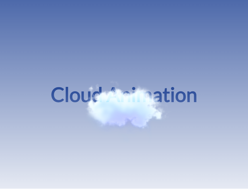 HTML5动态白云云朵模型图片素材下载实例 HTML5动态白云云朵模型图片素材下载实例