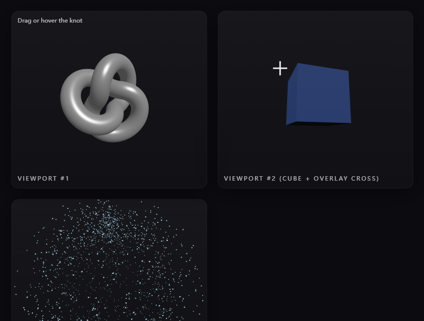 炫酷3d多窗口模式动画演示