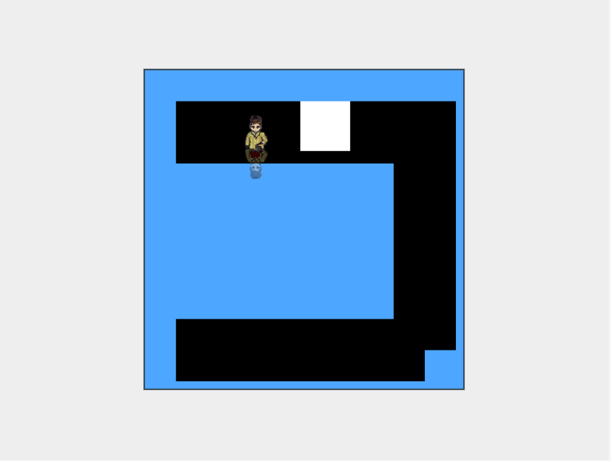 小人镜像效应行走动画案例